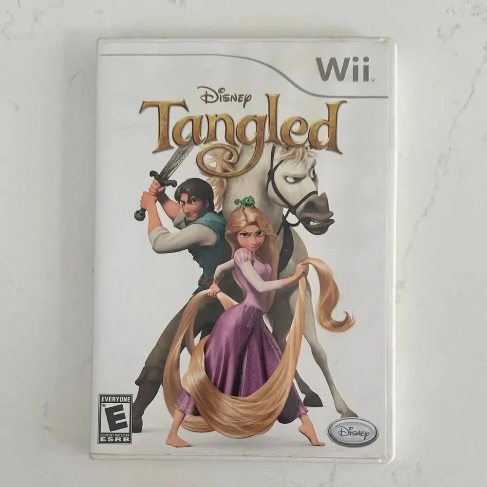 Disney Tangled Wii Game - Purple and Brown